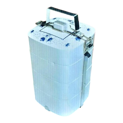 Picture of 4 Lamps of Tiffin Carrier in Square