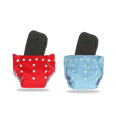 Picture of Washable Reusable Cloth Baby Diaper (1 Heavy Pad 3 Layer)