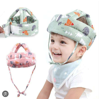 Picture of Baby Safety Helmet Protector Adjustable Harness Baby Head Protector without Bumps Head Cushion Safety Helmet D Leathers