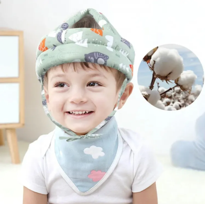 Picture of Baby Safety Helmet Protector Adjustable Harness Baby Head Protector without Bumps Head Cushion Safety Helmet D Leathers