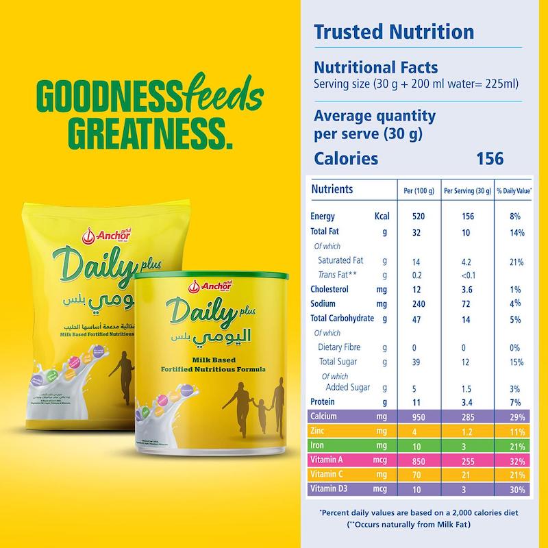 Picture of Anchor Daily Plus Milk Based Fortified Nutritious Formula    2500 GM