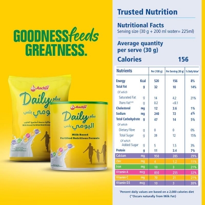 Picture of Anchor Daily Plus Milk Based Fortified Nutritious Formula    2500 GM