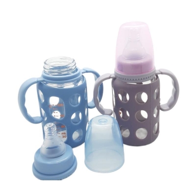 Picture of Minitree Glass 3month + Baby Full Glass_ Cover feeder 120ml_1pcs