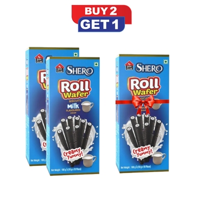 Picture of Shero Premium Roll Wafer Milk (10 gm x 10 pcs)