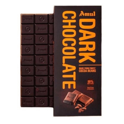 Picture of Amuls Dark Chocolate 40 gm 1 Box (20pcs)