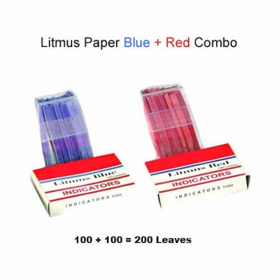 Picture of Litmus Papers Red+Blue India (200 Strips)