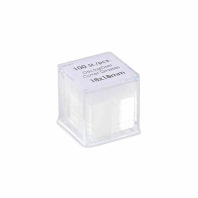 Picture of 18 mm Cover Glass Cover Slip 100 Pcs