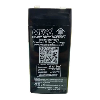Picture of Mega Weight Scale Battery BT-4V4 5AH