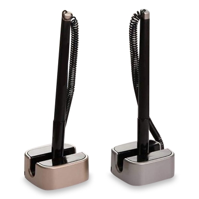 Picture of 2 Piece Desk Pen 0.5mm gel Pen Business Black Desk Counter Table Gel Gel pen - Easy to Use And Maintain - Reliable and Durable