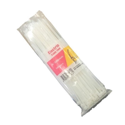 Picture of Cable Tie 12 inch 100 Pcs Pack 300 mm White Cable Tie