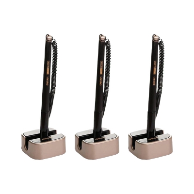 Picture of 6 PCS Deli 0.5mm Gel Pen Business Black Desk Counter Table Gel pens for bank Elegant plastic pen