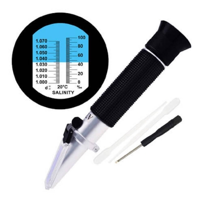 Picture of ATC Portable Salinity Refractometer 0-100 ppt (0-100%)