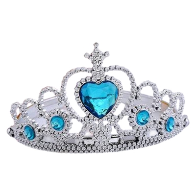 Picture of Princess Elsa Anna Hair Accessories Crown Wig For Kids Dress Up Party Girl Gifts