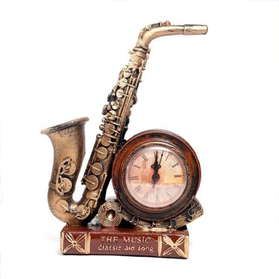 Picture of Saxophone Alarm Clock Instrument Toy Student Desktop Birthday Fashion Home Decor