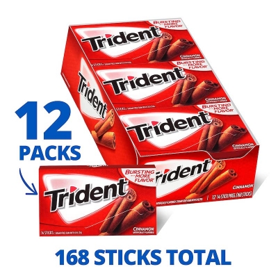 Picture of Trident Cinnamon Flavor Full Box - 12 Pack (Sugar Free)