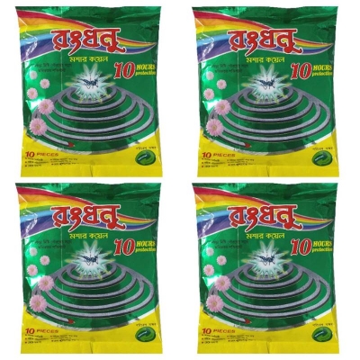 Picture of RANGDHANU Fiber Mosquito Coil   4 Box = 40 Piecs Coil