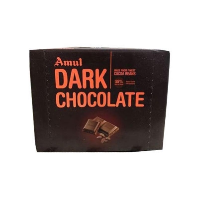 Picture of Amuls Dark Chocolate 150gm 1 Box (10pcs)