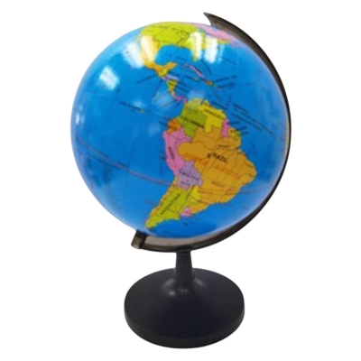 Picture of 21.4cm Blue Ocean World Globe Map With Swivel Stand Geography Educational Toy Gift