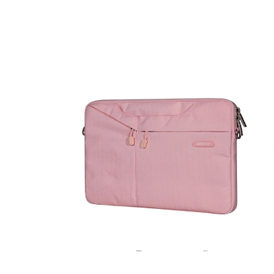 Picture of Bwoo CB13-P 13.3 Inch Pink Laptop Bag with Detachable Shoulder Strap