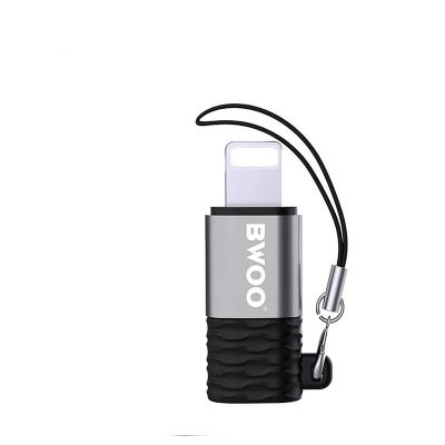 Picture of Bwoo BO-BZ37 Lightning Male to Type-C Female Grey OTG Converter