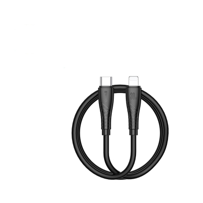Picture of Bwoo BO-X318C USB Male to USB Type-C Male, 1 Meter, Black Charging & Data Cable