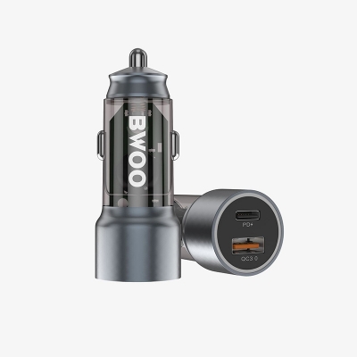 Picture of Bwoo BO-CC95 43W USB & USB-C Black Car Charger