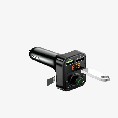 Picture of Bwoo BO-CC102 35W Dual USB Black Car Charger With Bluetooth & FM Transmitter