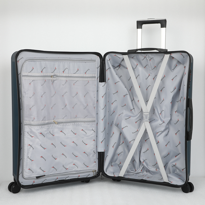 Picture of Travello 28 Inch Royal Zipper Unbreakable Body More Capacity Water Resistant Aluminum Luggage- Trolley Green