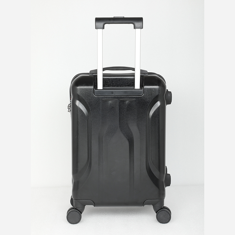 Picture of Travello Luxury Plus 20 Inch Ultra Light Weight Strong Build Quality Water-Resistant Double Caster Wheel Bigger Space Hardtop Luggage-Trolley Black