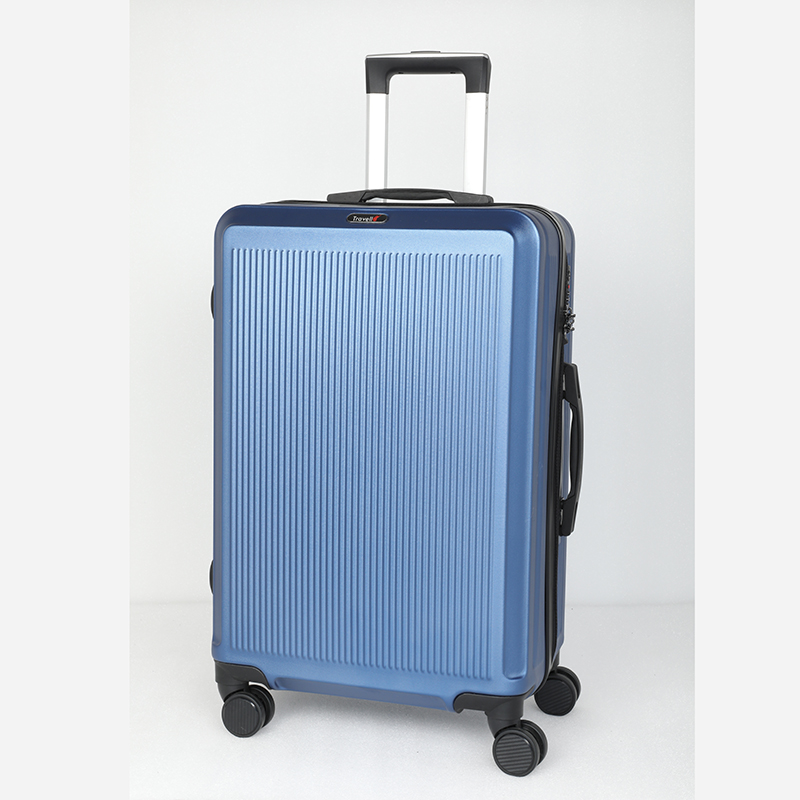 Picture of Travello 24 Inch Royal Zipper Unbreakable Body More Capacity Water Resistant Aluminum Luggage- Trolley Dark Blue