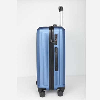 Picture of Travello 24 Inch Royal Zipper Unbreakable Body More Capacity Water Resistant Aluminum Luggage- Trolley Dark Blue