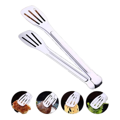 Picture of Stainless Steel Food Clip Bread Anti-scalding Clip Buffet Folder Barbecue Cooking Salad Food Clip Clamp BBQ Tongs Kitchen Tools