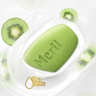 Picture of Meril Milk & Kiwi Soap - 100 gm