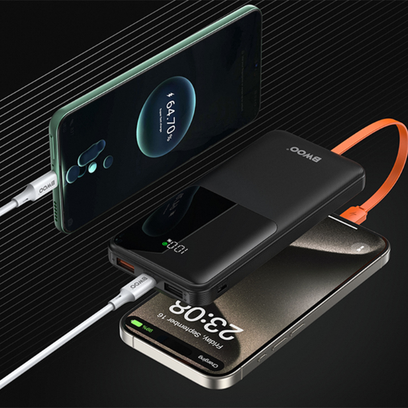 Picture of BWOO BO-P60 10000mAh 22.5W Fast Charging Travel Power Bank