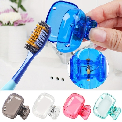Picture of Toothbrush Head Protector 1 Pcs Toothbrush Caps with Ventilation Holes Non-toxic Protector for Manual Electric Toothbrushes Compact Clip-on Head Cover Buyers' Choice Toothbrush Case