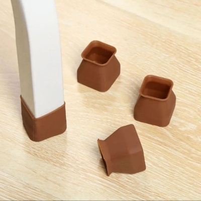 Picture of Floor Protectors Non-slip Silicone Table Feet Cover Furniture Legs Protectors Chair Leg Caps Feet Pads