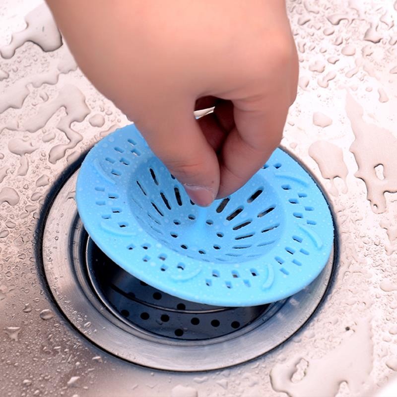 Picture of Anti clogging silicone drain pool sink sewer debris filter net shipping portable Creative Kitchen and Bathroom Sink Filter