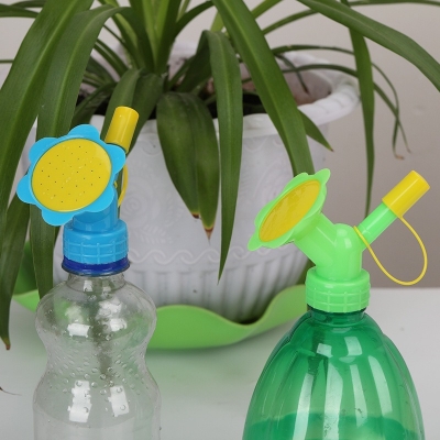 Picture of New Home Garden Flower Plant Water Sprinkler For Flower Waterers Bottle Watering Cans Sprinkler 2 In 1 Plastic Sprinkler Nozzle