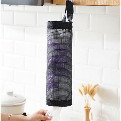 Picture of 1pcs Hanging Waste Bag Holder, Durable Widening Handle Wearable Garbage Bag Storage Bag, Bottom Outlet for Home Kitchen, Bedroom