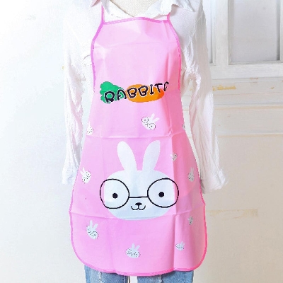 Picture of 1 pcs Cute Cartoon Nice Mother Gift Mommy Love Women Waterproof Apron Kitchen Restaurant Cooking Bib Aprons for Men Baking Accessories