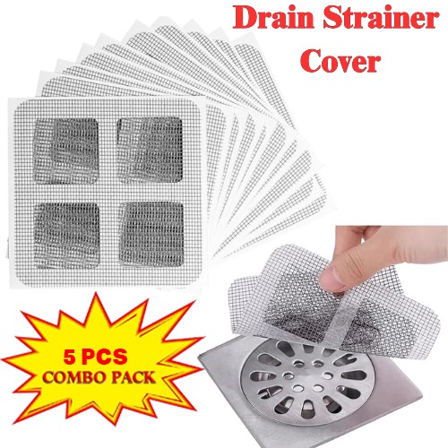 Picture of Drain Strainer Cover for Hair Stopper, Disposable Shower Drain Hair Catcher, Disposable Hair Catchers for Shower