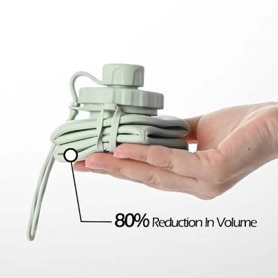 Picture of Foldable Silicone Water Bottle