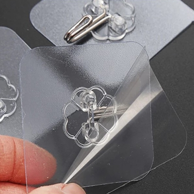 Picture of Transparent Clamp Wall Hook (Set Of 10)