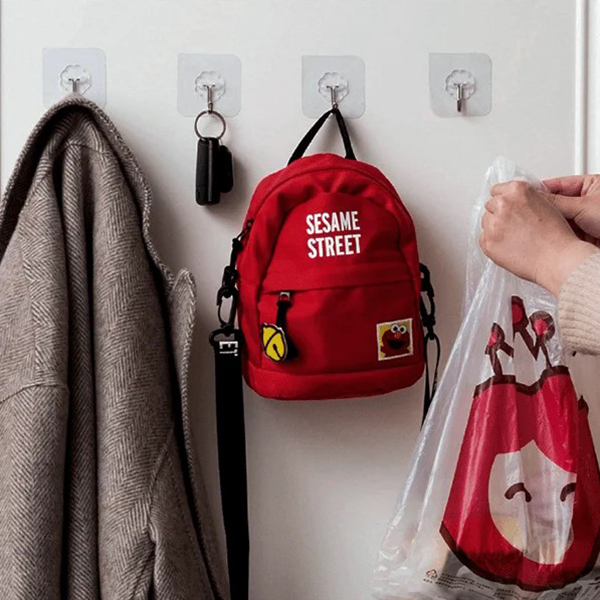 Picture of Transparent Clamp Wall Hook (Set Of 10)