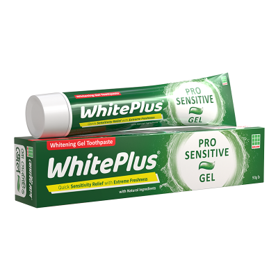 Picture of White Plus Pro-Sensitive Gel Toothpaste - 90gm