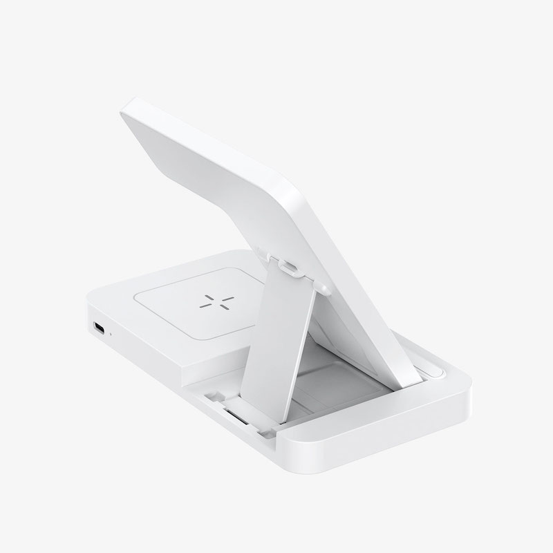 Picture of Bwoo BO-WL19 15W White 3 in 1 Foldable Wireless Charger