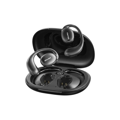 Picture of Awei | T80 Air OWS Open-Ear Wireless Earbuds | Bluetooth 5.3 (Jieli AD6973D4) | 10h Play, 9h Talk | 16mm Driver | 450mAh Case, 110mAh Buds | IPX6, Type-C, LED Display | For Android & iPhone.