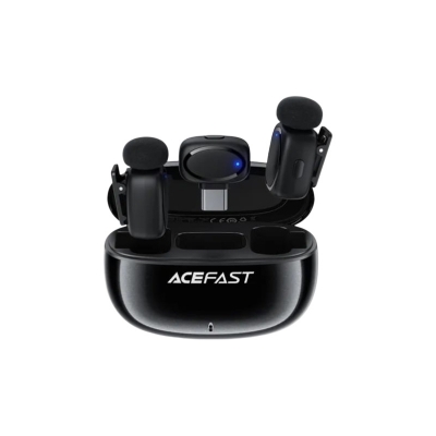 Picture of Noise Reduction | 30ms Low Latency, 15m Range | 300mAh Case + 60mAh Mics (~4h, ~20h Total) | For Android & iPhone 15/16