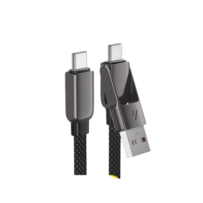 Picture of ACEFAST | C13-04 60W 2-in-1 USB-A/USB-C to USB-C Charging & Data Cable | USB 2.0 480 Mbps |