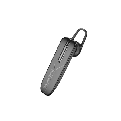 Picture of BOROFONE | BC36 “Lucky” Mono Bluetooth Headset | Bluetooth 5.0 (JL AC6963) | 6h Talk/Music, 180h Standby | 70mAh, ~1h Charge | Lightweight 7g, 62×14×21mm | Voice Prompts, MFB Control | For Android & iPhone.